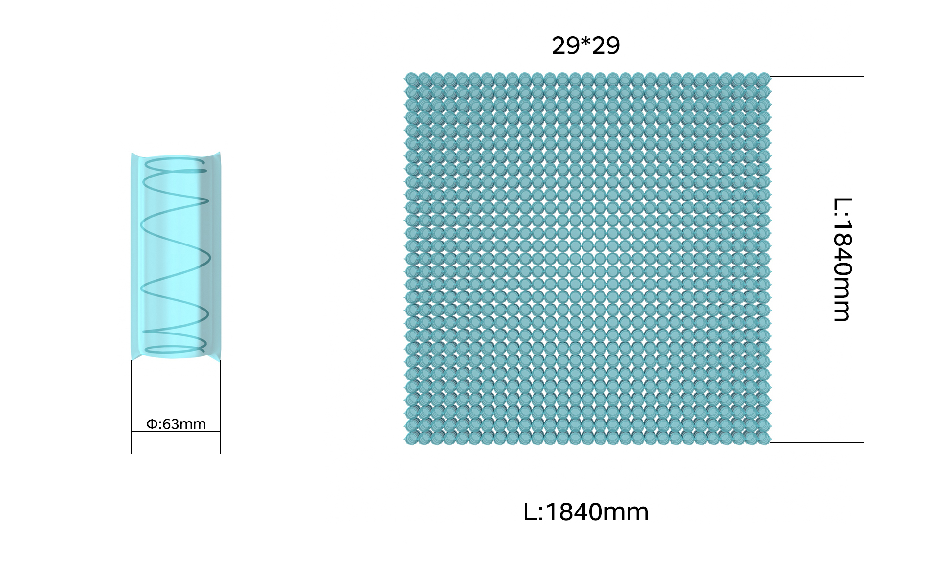 How to calculate the arrangement of the mattress pocket spring coil bed ...
